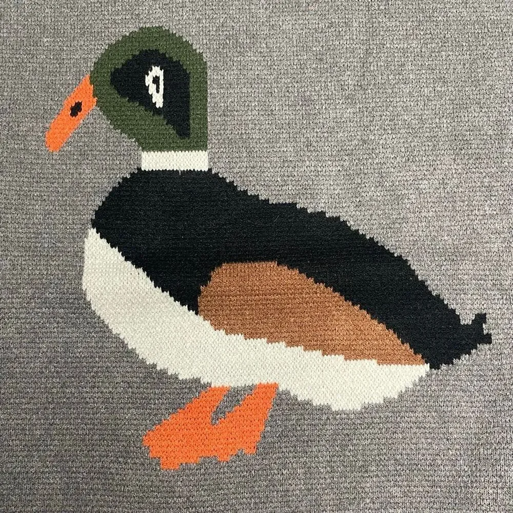 Gray Ugly Duck Pullover Sweater